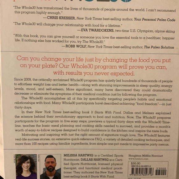 Brand New Whole 30 Book - Picture 2 of 8